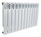 Биметаллический радиатор 12 секций, 418х960х80, ROMMER Profi BM 500, белый